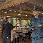 Занятие для детей, отдыхающих в палаточном лагере 1 Занятие для детей, отдыхающих в палаточном лагере 1
